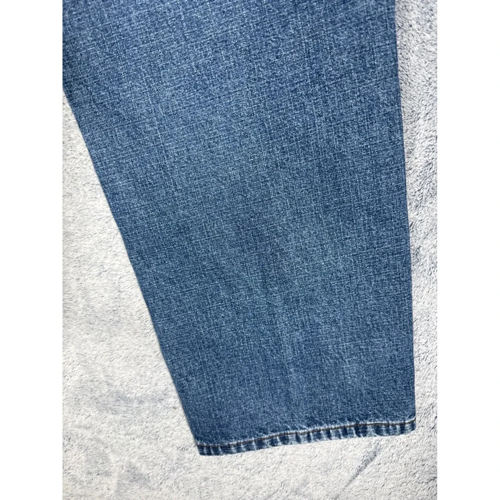 Chaps Denim Mens Straight Leg Blue Jeans Medium‎ Wash 100% Cotton 38x30 C20151